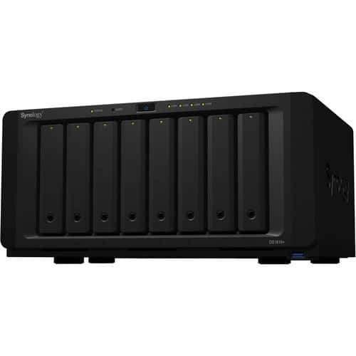 Boîtier NAS à 2 baies Synology DiskStation DS218play - le Showroom.TV